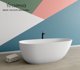 Vache.bagno.su.misura.corian