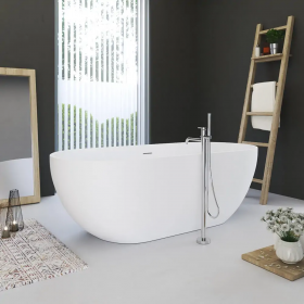 CAMILLE Vasca da bagno indipendente Solid Surface Design - 170cm