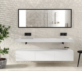 Modulo Sospeso da Bagno MDF 425 con 3 Cassetti