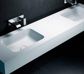 DOBLE LAVABO DE CORIAN® TORONTO