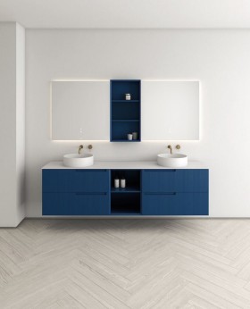 Modulo a Terra da Bagno ROVERE NATURALE 463 con 2 Cassetti