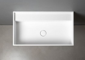 Top Bagno in Corian® con lavabo Nice