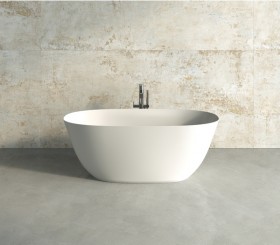 CARMEN Vasca da bagno indipendente Solid Surface Design - 160cm