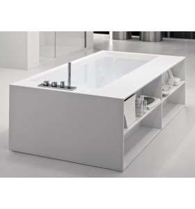 Vasche da bagno Corian su Misura FOUR Libreria FRONTALE