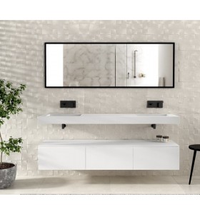 Modulo Sospeso da Bagno MDF 425 con 3 Cassetti