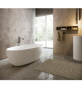 GERALDINA Vasca da bagno indipendente Solid Surface Design - 170cm