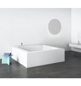 JOLIE Vasca da bagno indipendente Corian® Design - 140cm