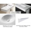 LAVABO DE CORIAN® NEVADA Accesorios