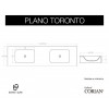 PLANO LAVABO CORIAN TORONTO