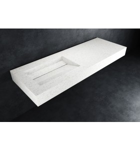 Alabama - Lavabo sospeso in Hi-Macs® | Granite Quarz
