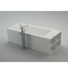 Vasche da bagno Corian su Misura FOUR Libreria LATERALE