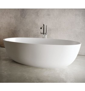 GERALDINA Vasca da bagno indipendente Solid Surface Design - 170cm