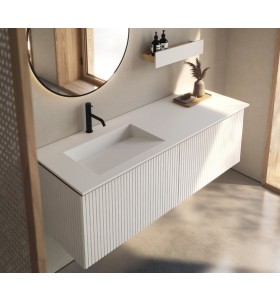 Mobili 3D e lavabo in Corian® | 2 cassetti - 5011