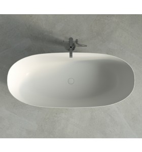 TOR Vasca da bagno indipendente Solid Surface Design - 170cm