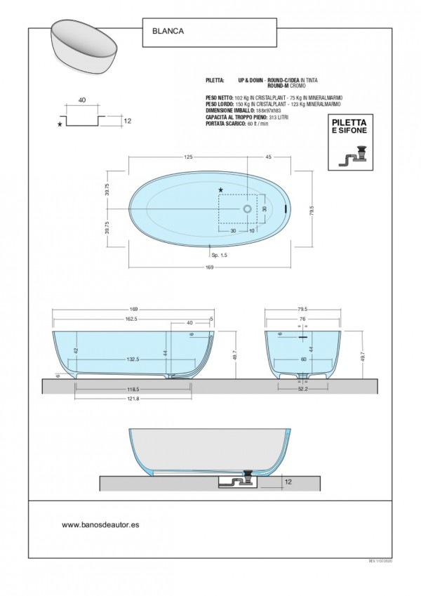 Vache.bagno.su.misura.corian